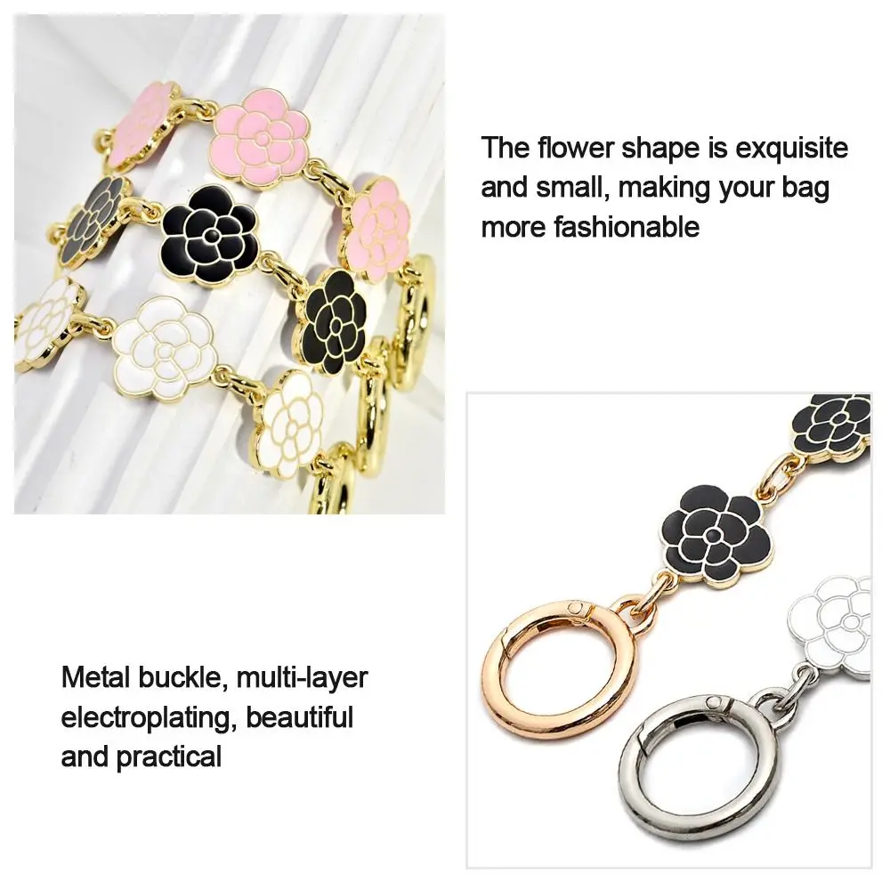 Cadena de extensión para bolso con forma de camelia, repuesto - imagen 2