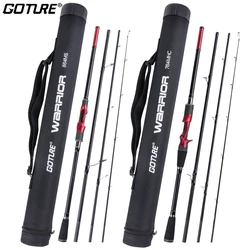 Caña de pesca Goture WARRIOR en fibra de carbono para viaje