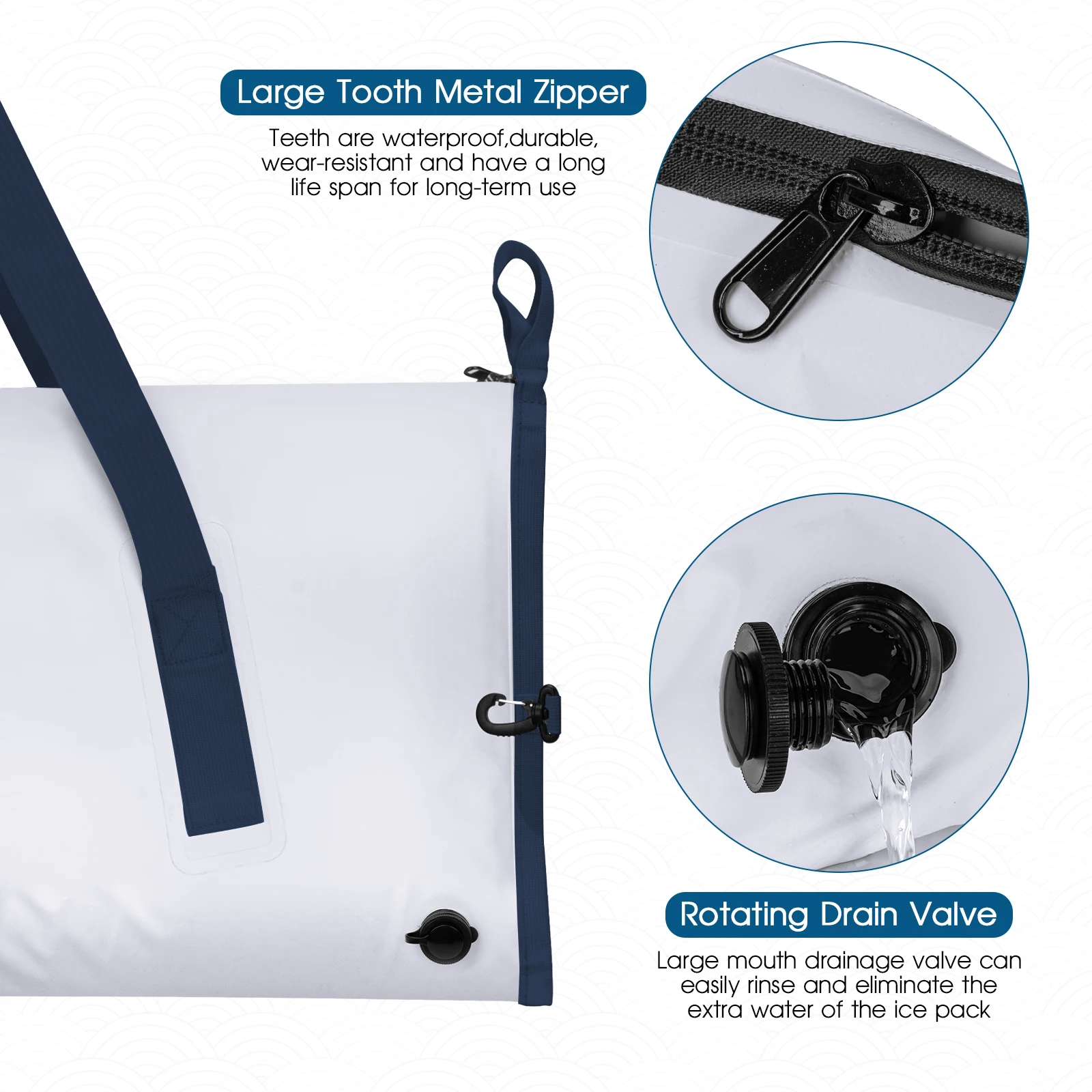 THKFISH Bolsa térmica impermeable pesca portátil - imagen 2