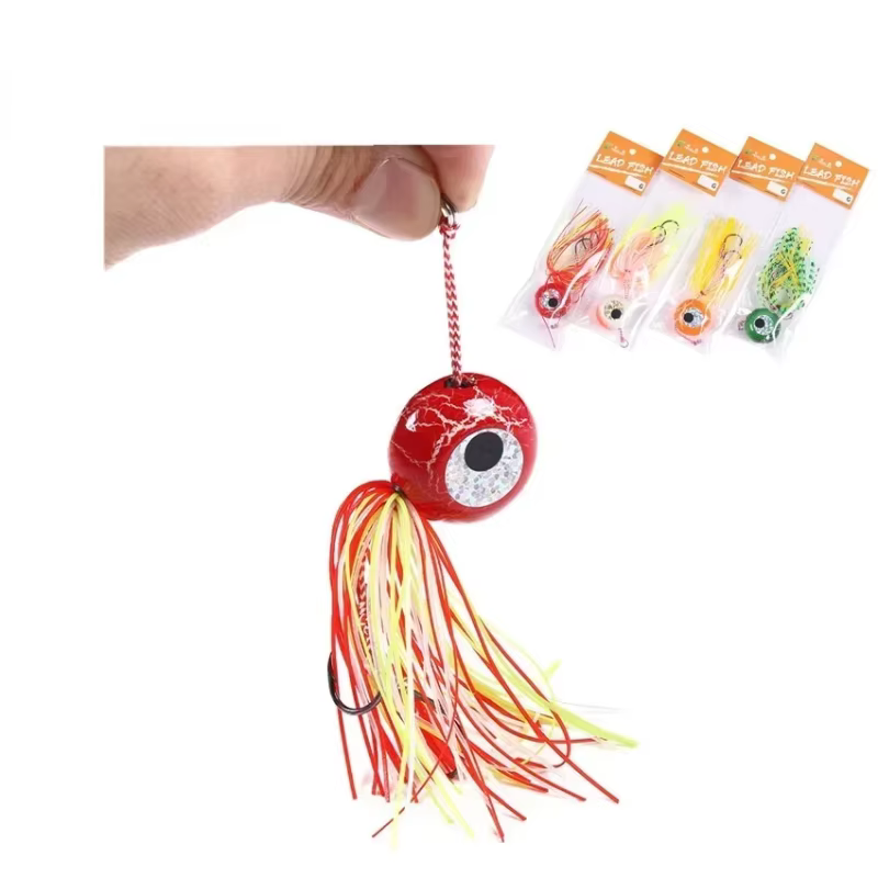 Señuelo Tenya Kabura con falda luminosa para jigging - imagen 3