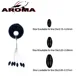 Flotador tapón Bobber ovalado para pesca de carpa y mosca - imagen 5