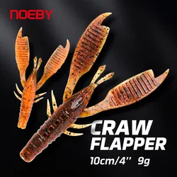 NOEBY Señuelo blando Craw Flapper para lubina con garras