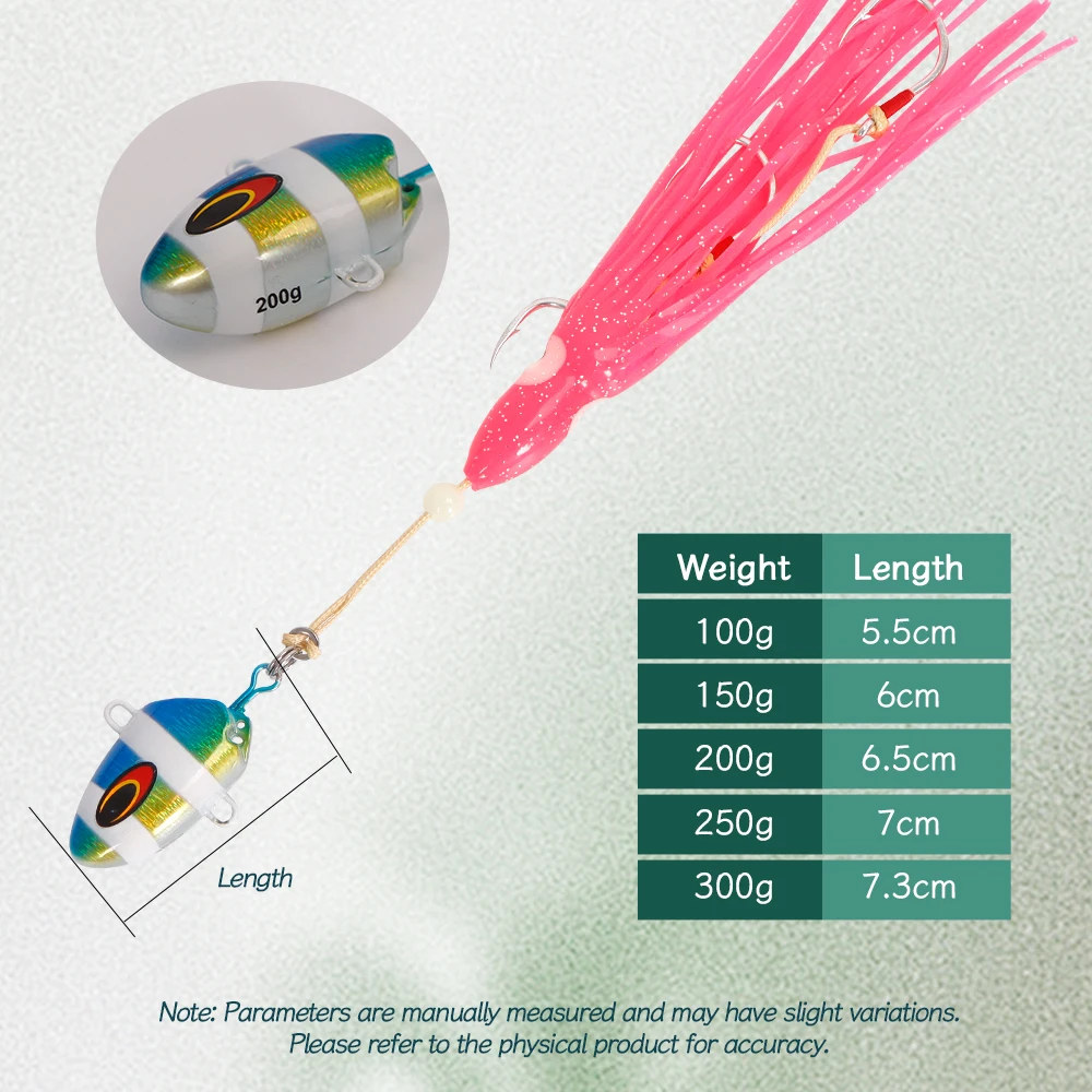 TOLU Calamar Jig Head Kabura Bullet Metal para Inchiku Tenya - imagen 4