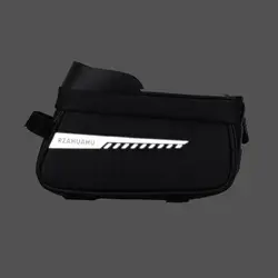 Bolsa portateléfono bici MTB con pantalla táctil y funda rígida