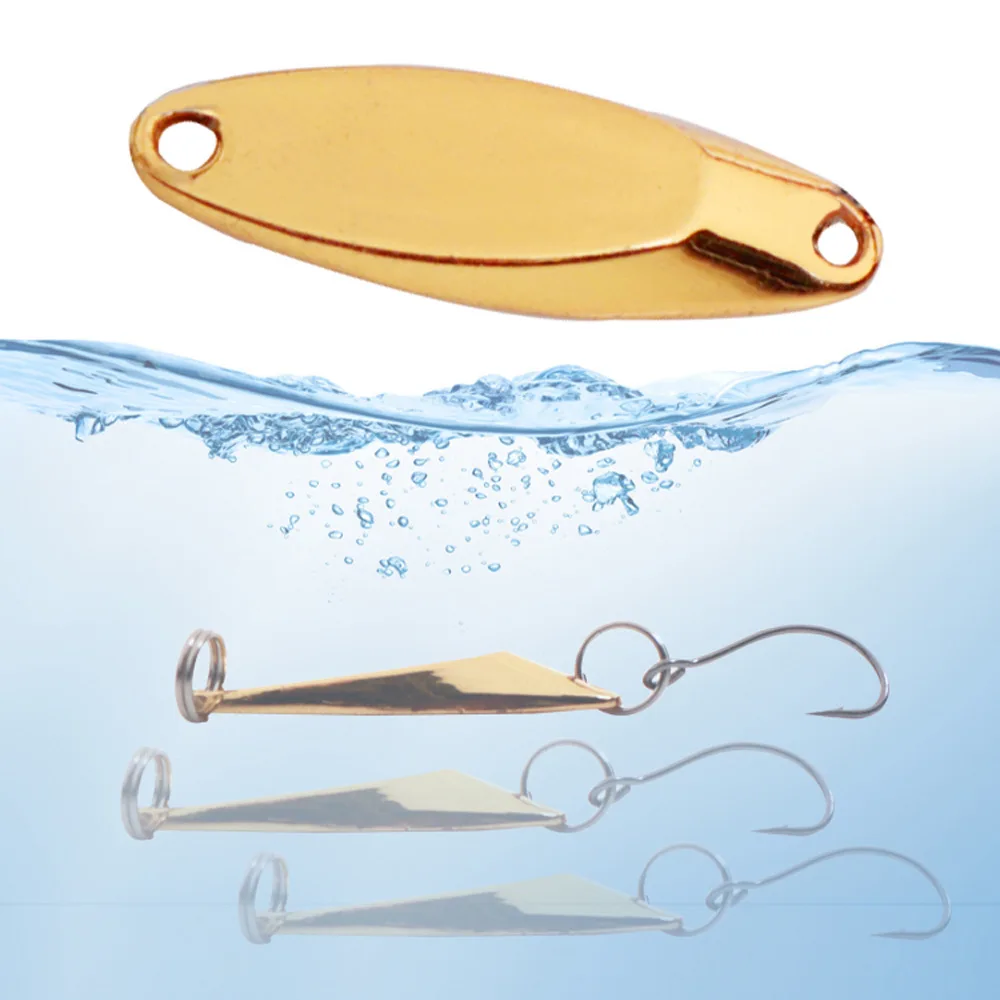 Cuchara metálica mini spinnerbait para trucha y lucio - imagen 2
