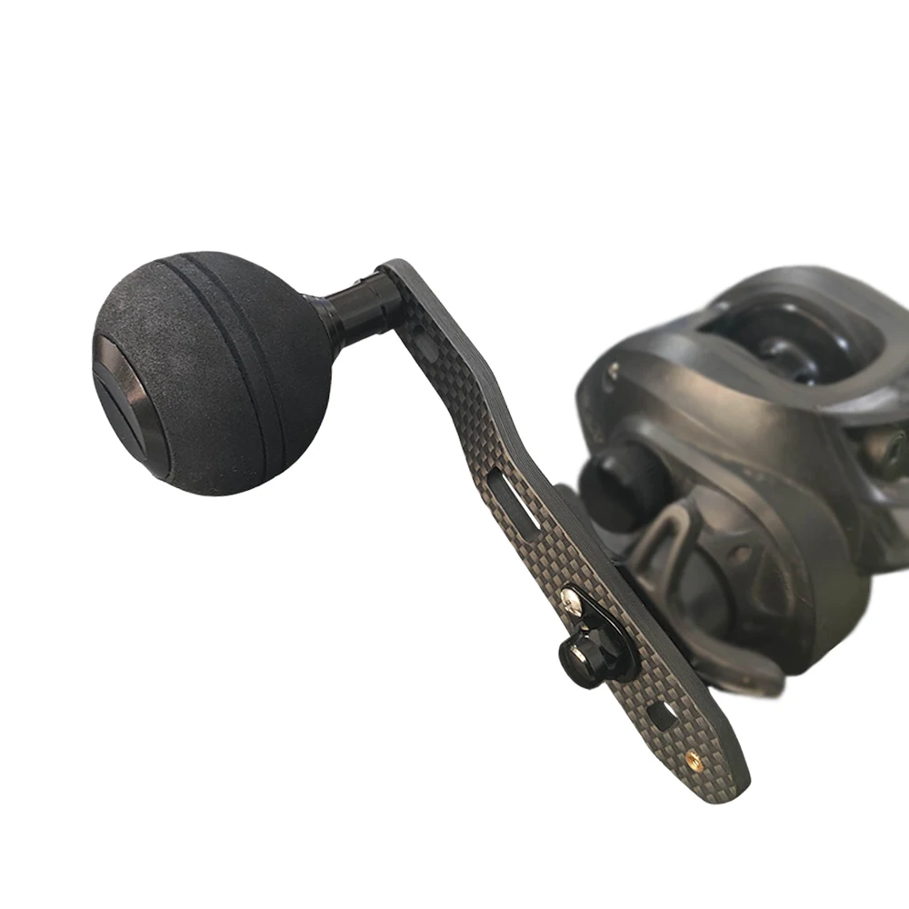Carrete Baitcasting fibra carbono con mango EVA para pesca de atún - imagen 3