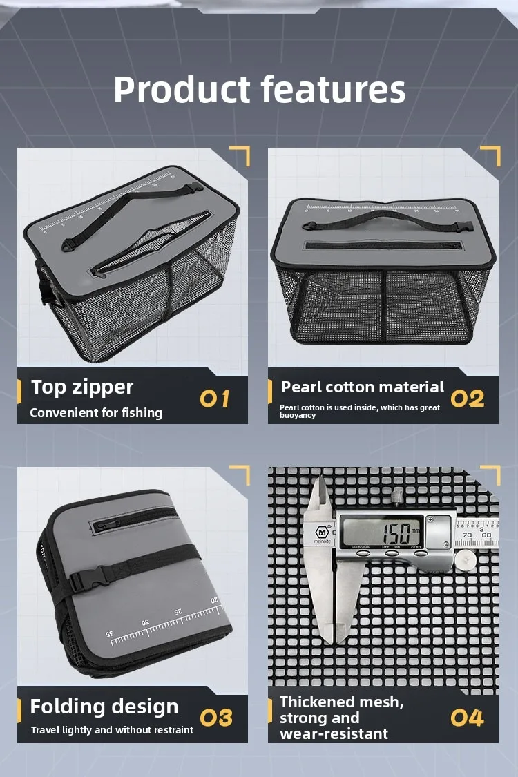 Cubo plegable para transporte cómodo