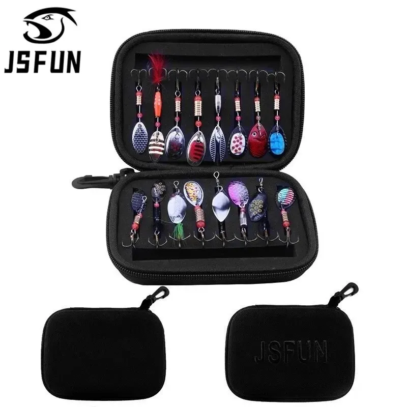 JSFUN Estuche EVA pescador portátil para mosca, cuchara y giratoria - imagen 2