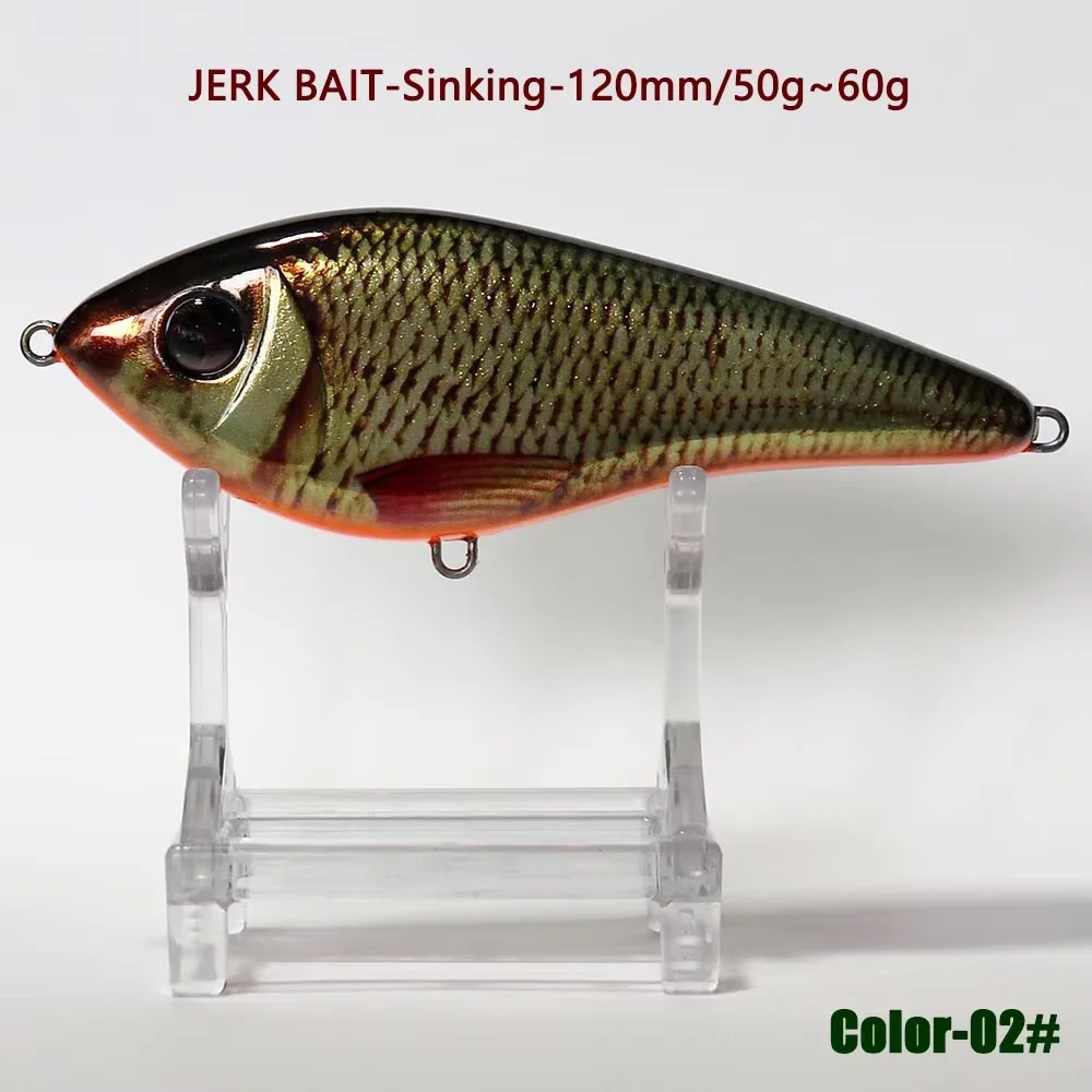 Jerkbait articulado de hundimiento lento para pesca de pececillo - imagen 2
