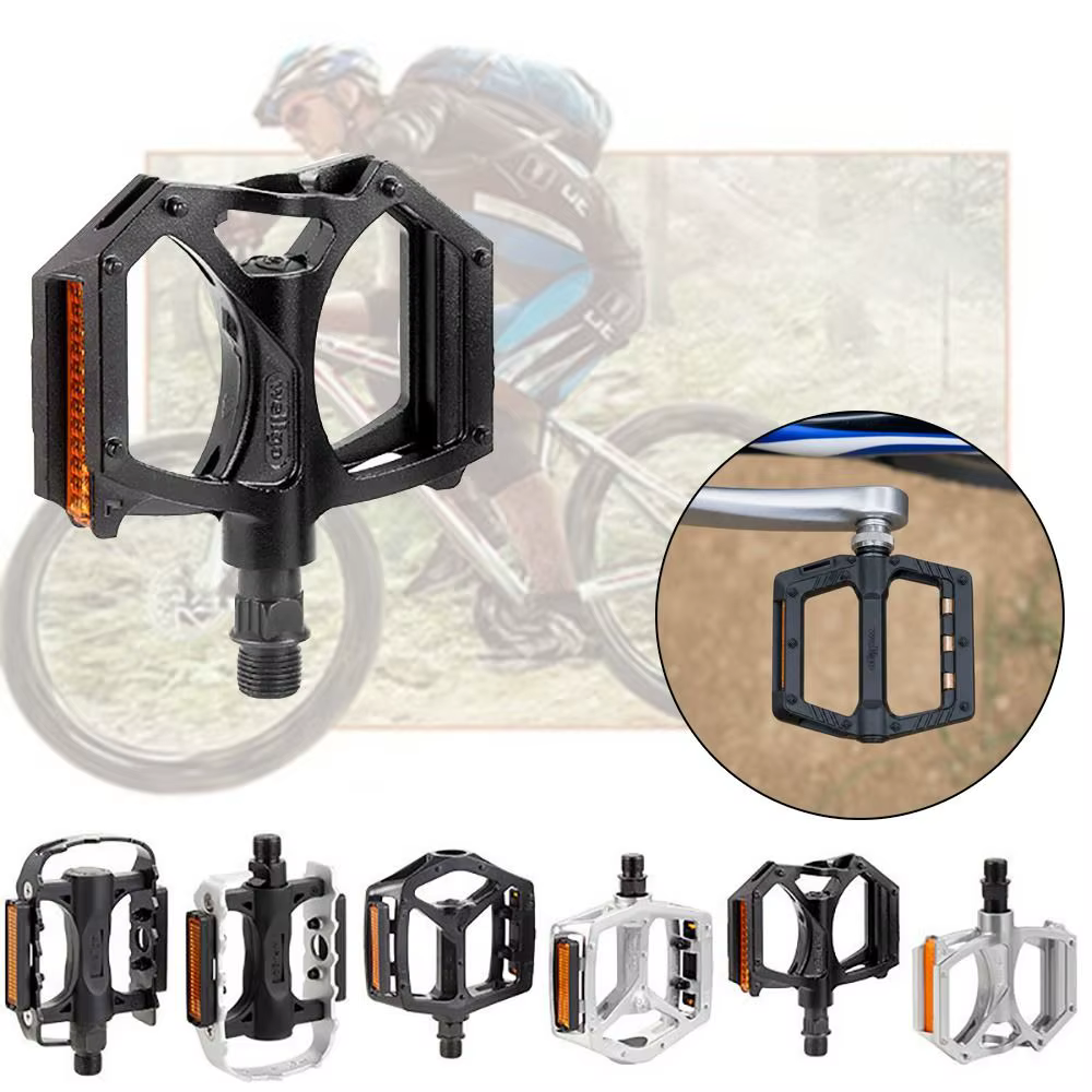 Pedales de bicicleta de aluminio antideslizantes para montaña y carretera - imagen 4