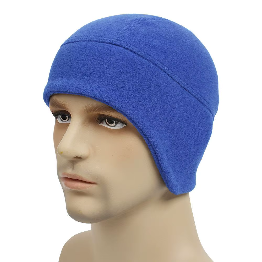 Gorro de lana unisex en color verde para senderismo