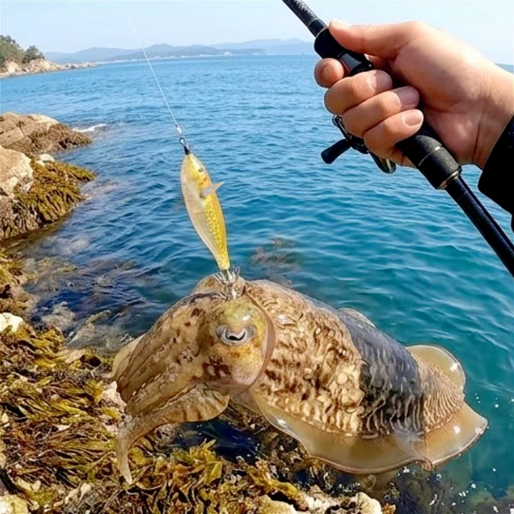 Señuelos Egi Luminosos para Calamar con Anzuelo Parasol - imagen 5