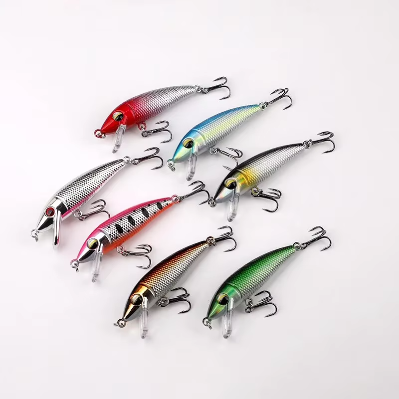 Outkit Swimbait Minnow Flotante 5,6cm 4,6g para lucio - imagen 4