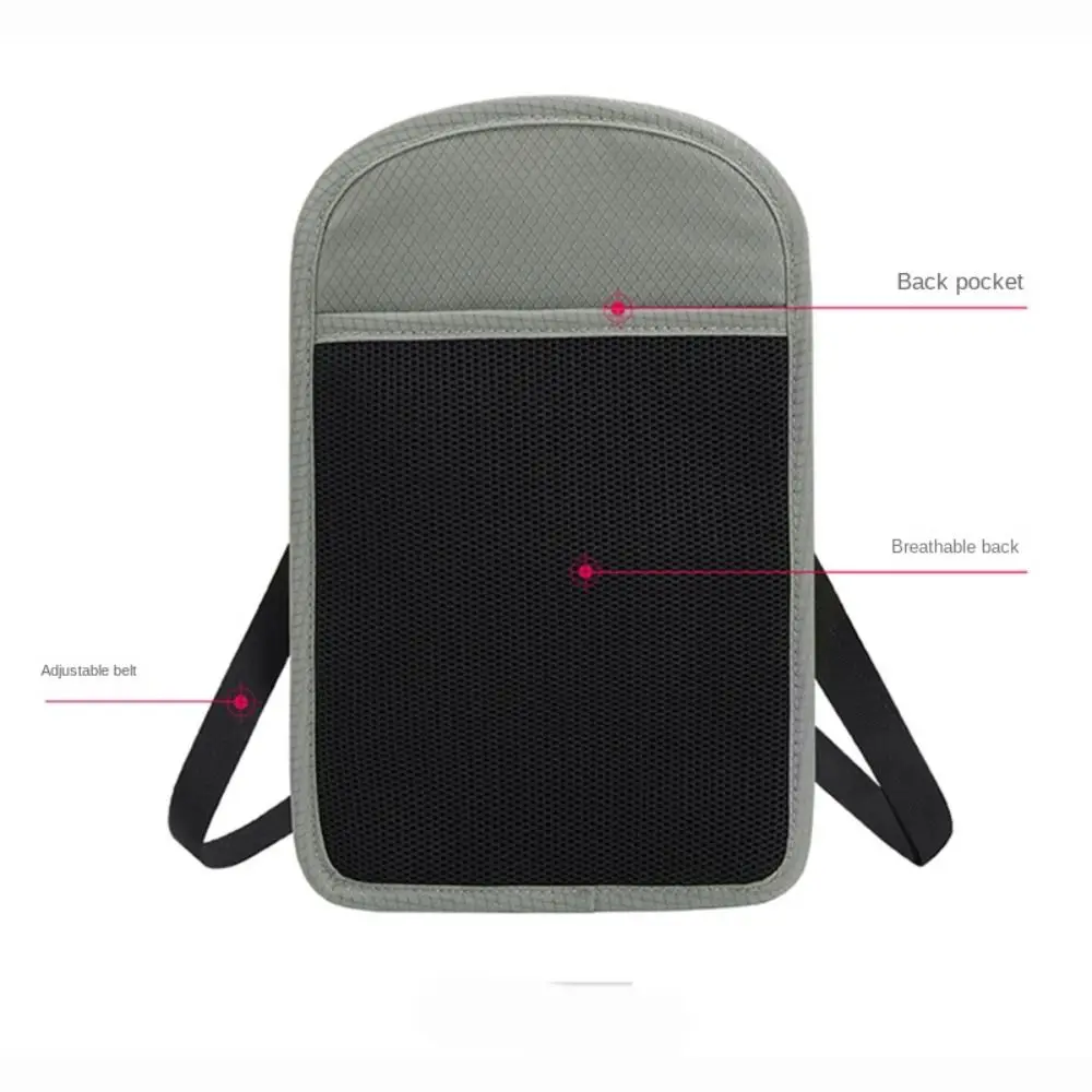 Funda pasaporte RFID de nailon con bloqueo antirrobo y correa ajustable - imagen 4