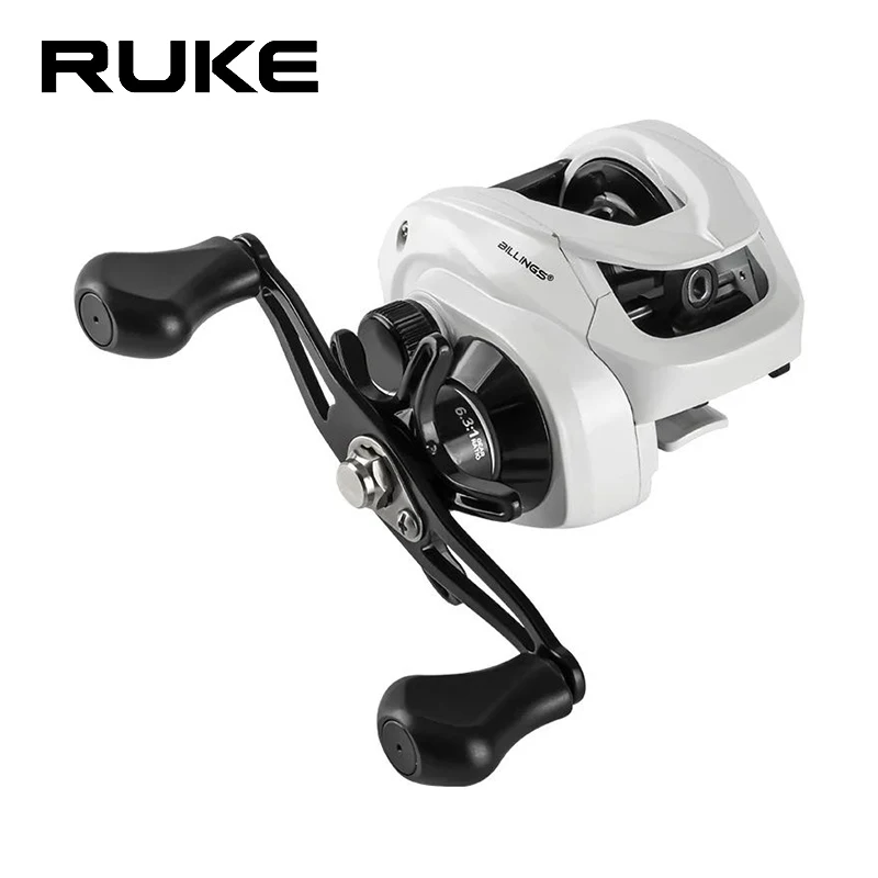 Carrete Casting Ruke – Carretel Aluminio, Freno Magnético 3+1, 8KG Arrastre