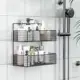 Estante de pared multifuncional sin clavos: organizador baño y cocina - imagen 3