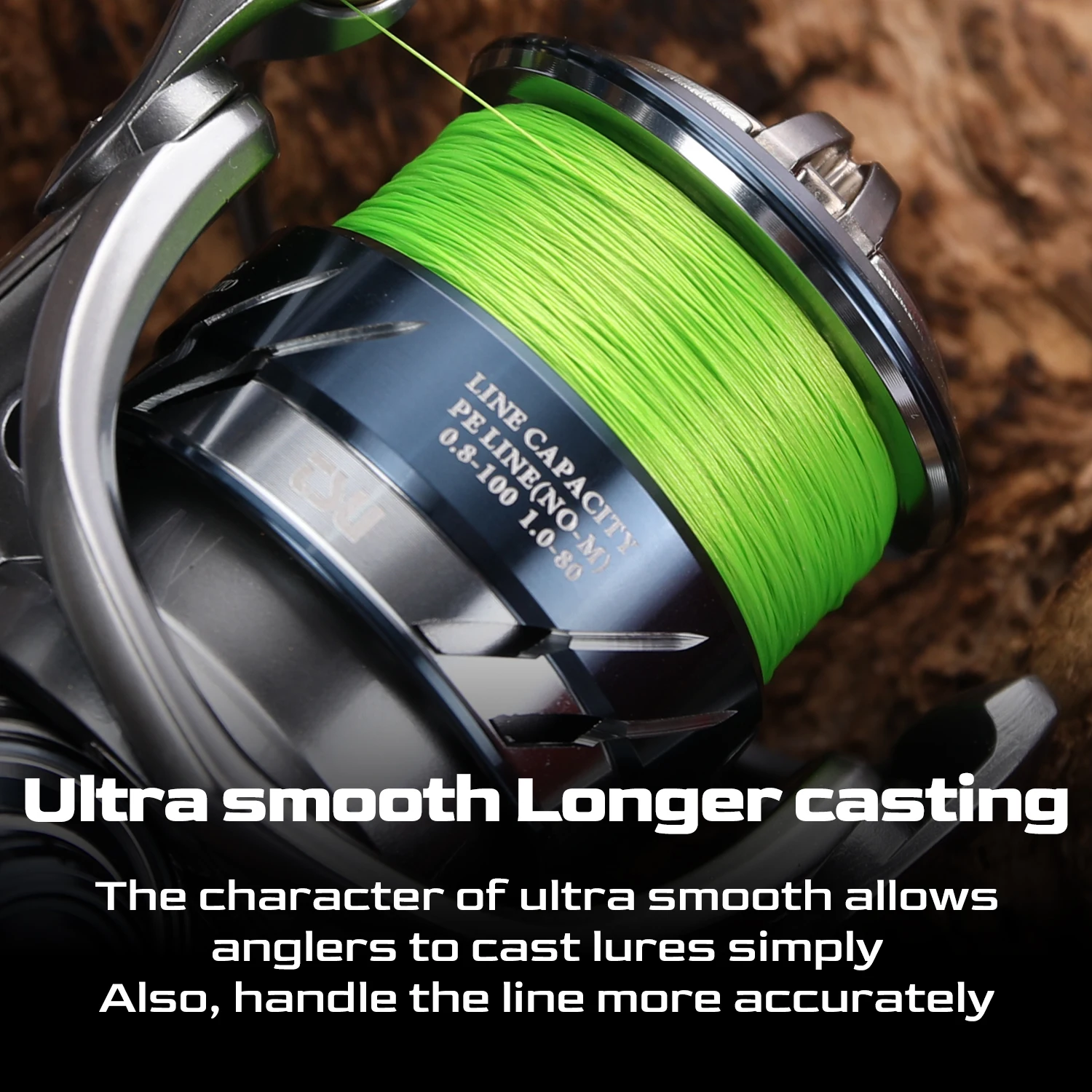 TSURINOYA PE WK8 Línea de pesca trenzada para lances largos - imagen 3