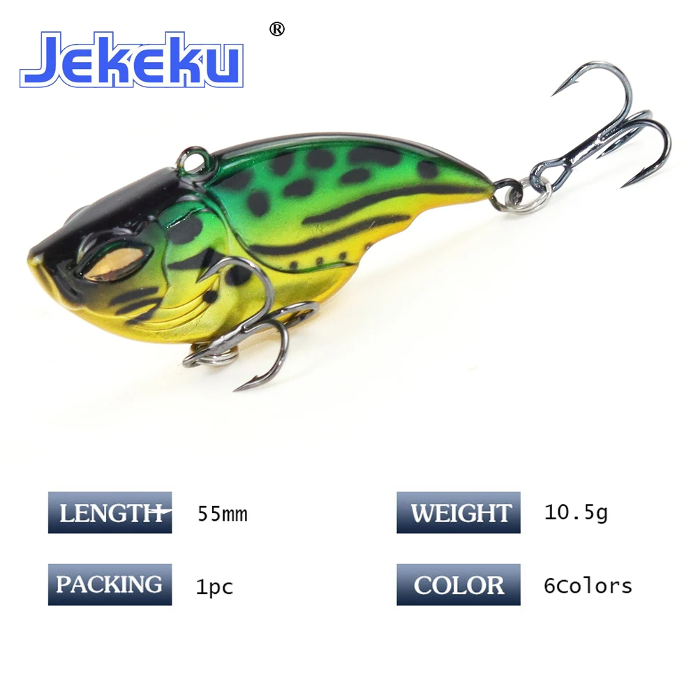 JEKEKU señuelo VIB metálico que se hunde para pesca - imagen 4
