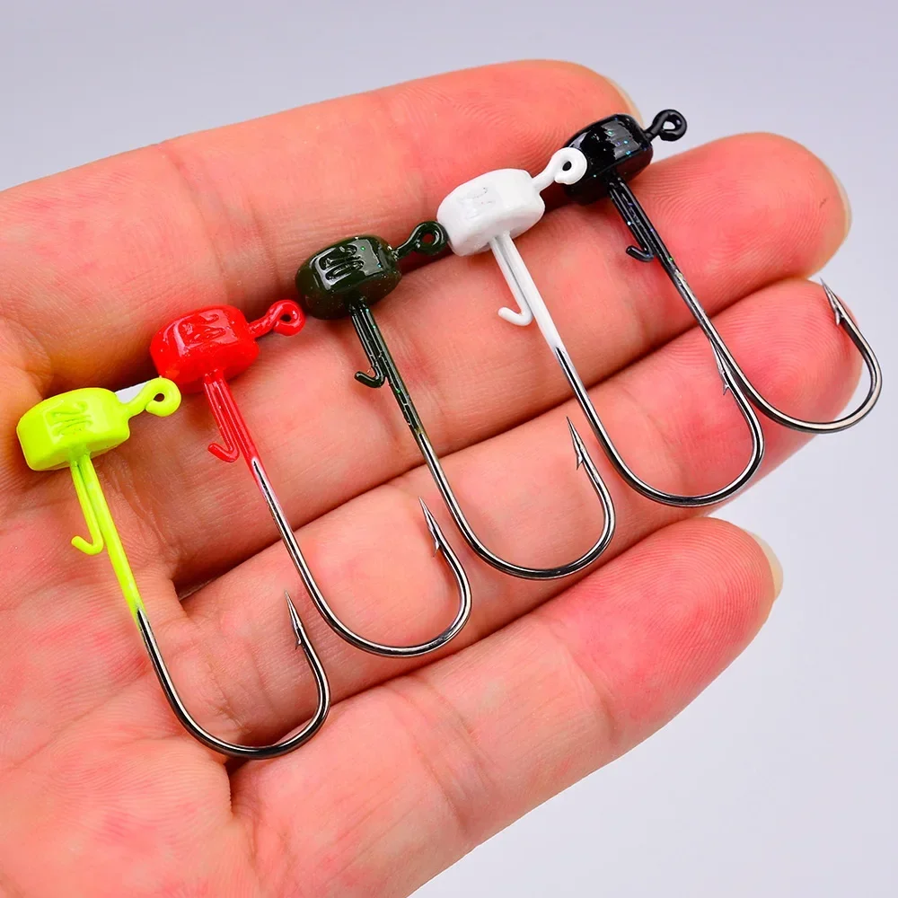 Anzuelos Jig Head Ned con púas afiladas para vinilo - imagen 3