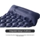 Colchoneta inflable TPU para acampada suave doble, a prueba de humedad
