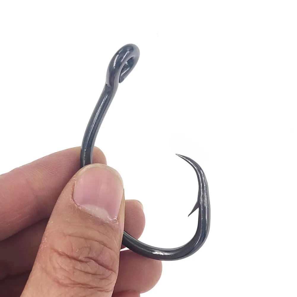 Anzuelos circulares compensados de acero carbono para mar y lubina - imagen 3