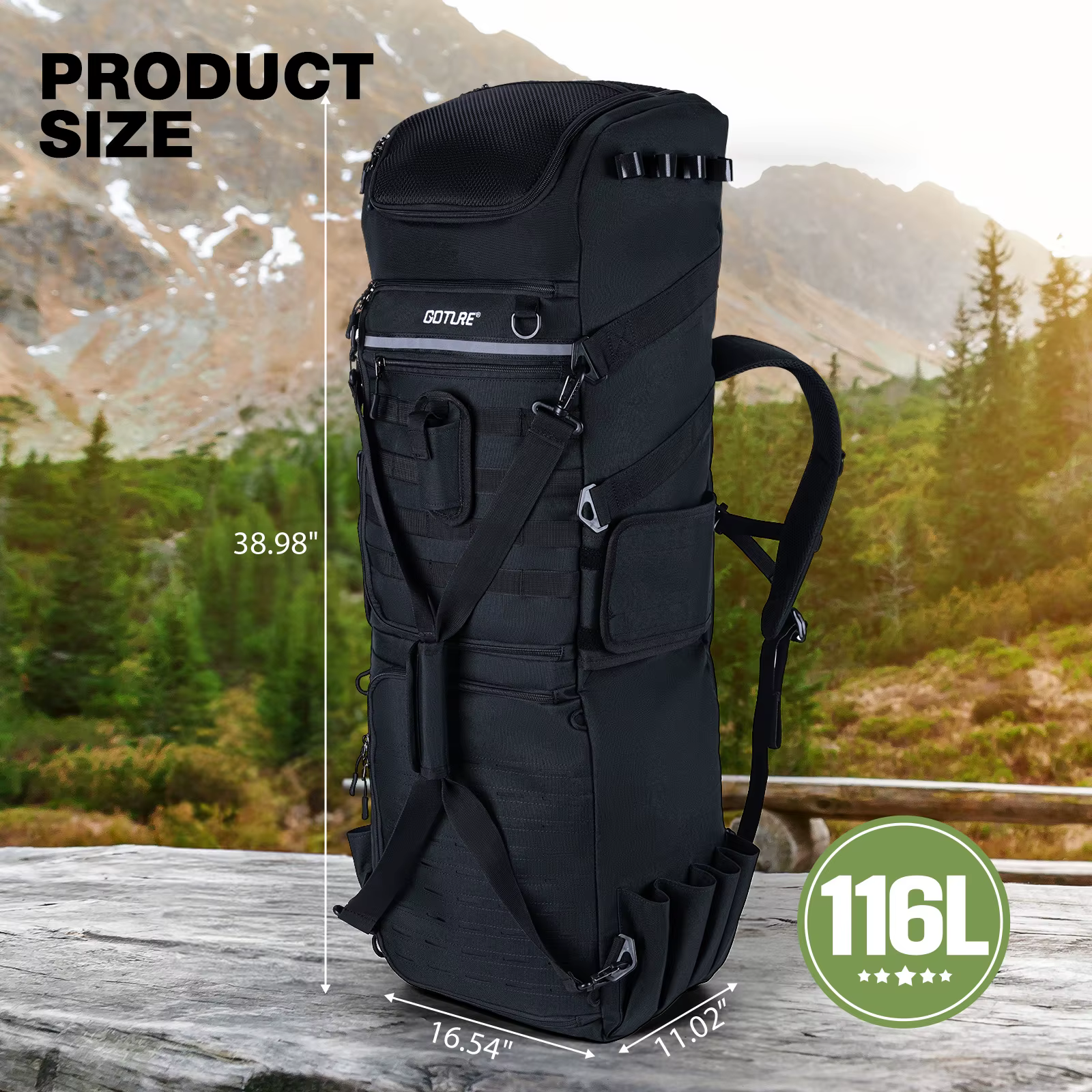 Bolsa de pesca grande Goture con compartimentos aislantes - imagen 5