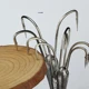 Anzuelos triples jig de acero alto carbono, plateados, para carpa - imagen 5