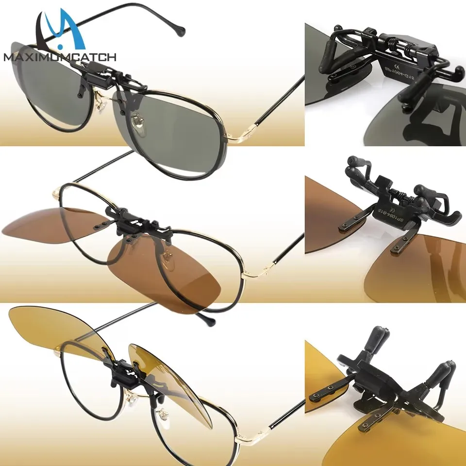 Gafas polarizadas con clip Maximumcatch UV400 antideslumbrantes pesca - imagen 5