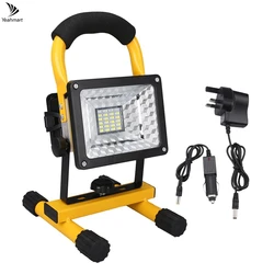 Foco LED recargable impermeable 30W – Linterna para pesca y camping