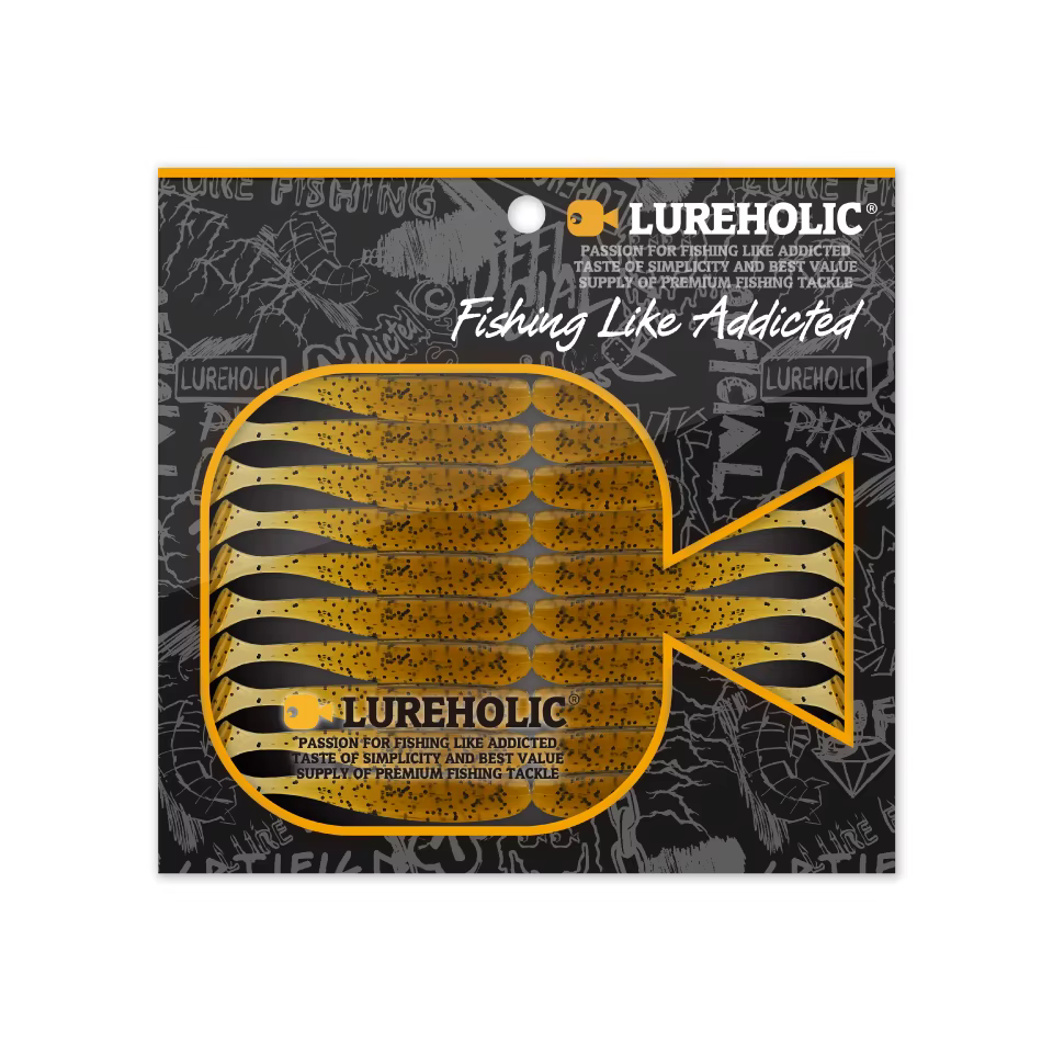 Lureholic Aji Paddle Tail vinilos para pesca en roca finesse - imagen 3