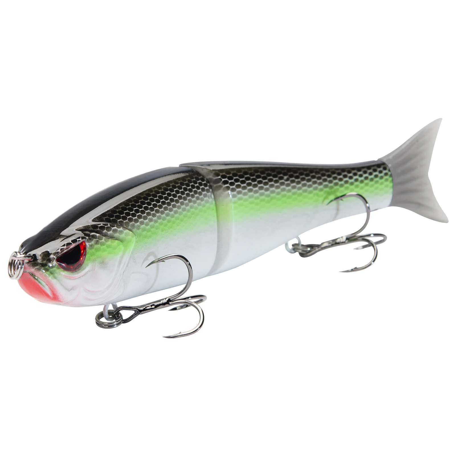 Comparativa de los dos tamaños del swimbait Bassdash