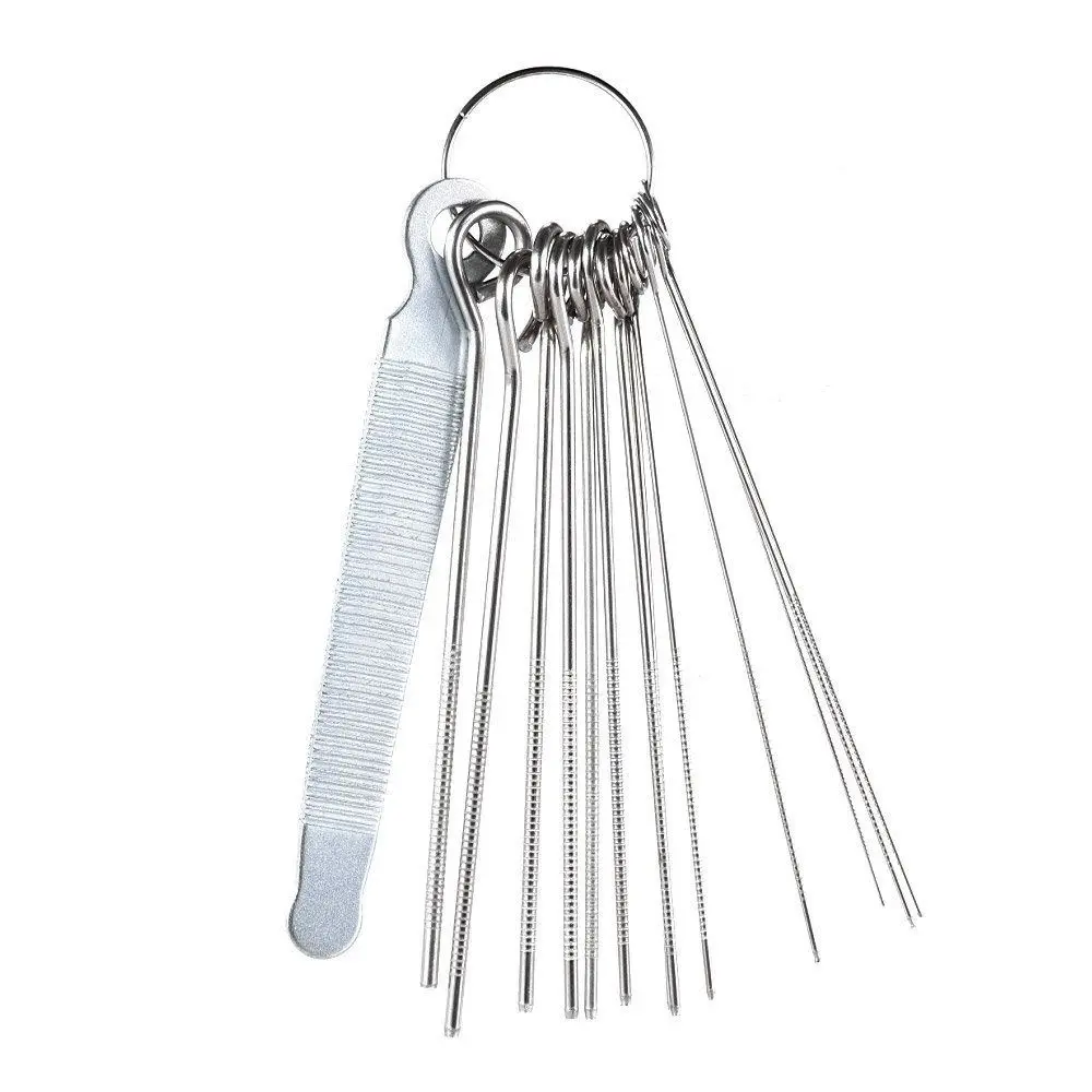 Limas para ranurar tuercas de guitarra de acero inoxidable – DIY