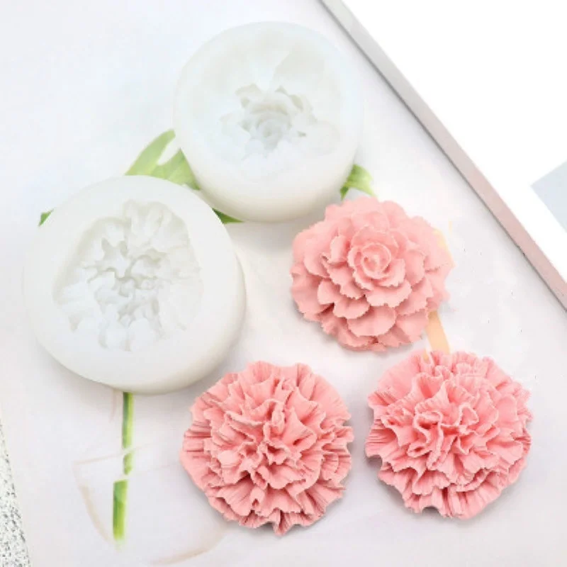 Molde de silicona 3D flor para crear señuelos de pesca flexibles