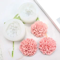 Molde de silicona 3D flor para crear señuelos de pesca flexibles
