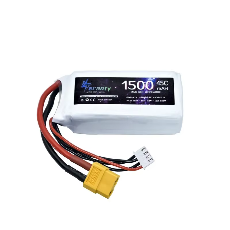 Batería LiPo WLtoys V950 11.1V 1500mAh con conector XT60 - imagen 5
