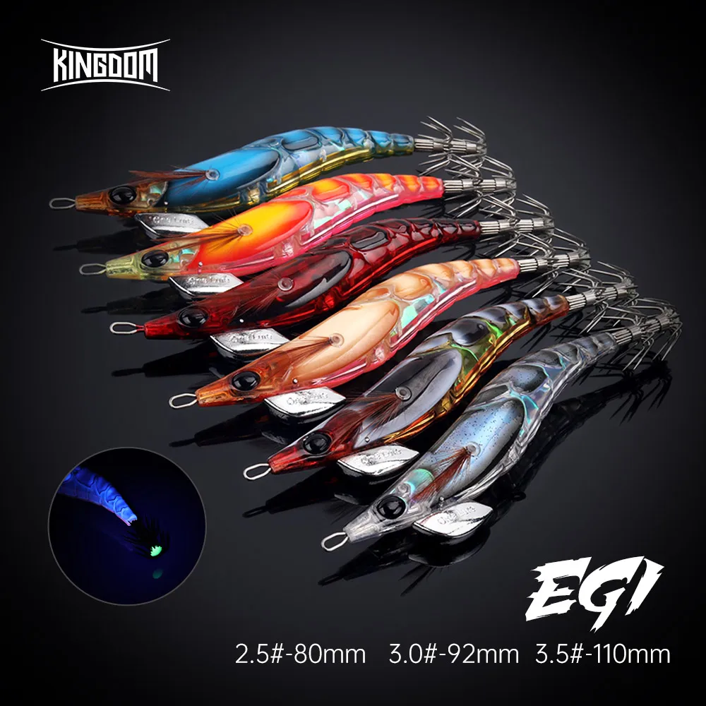 Calamar Kingdom Señuelo Hundimiento Lento para Jigging