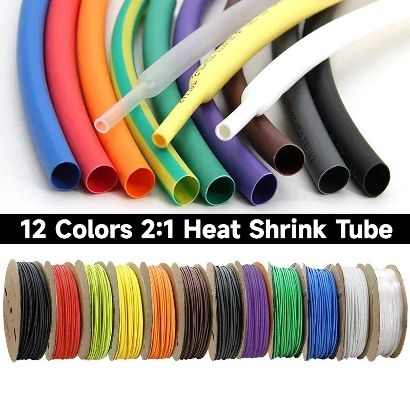 Tubo termorretráctil 2:1 en 12 colores para reparación de cables - imagen 4