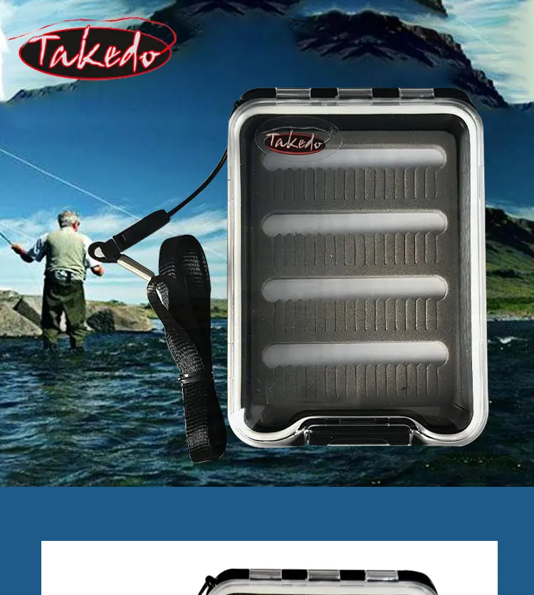 Caja de Pesca Impermeable TAKEDO LF04 vista frontal