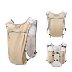 Chaleco de hidratación impermeable reflectante ligero con bolsillos
