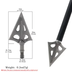 Punta de caza X5 triangular fija base roscada para arco recurvo
