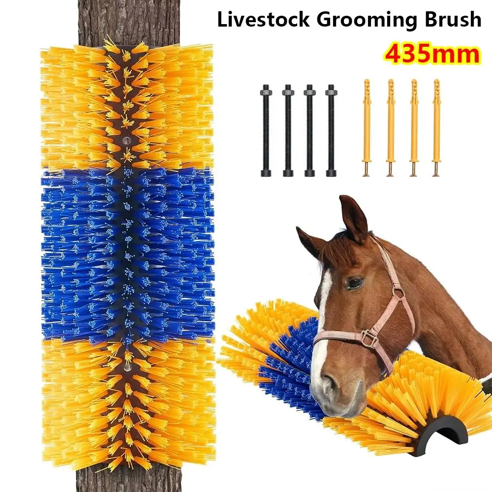 Cepillo de acicalado para caballos con conexión rápida y masaje - imagen 2