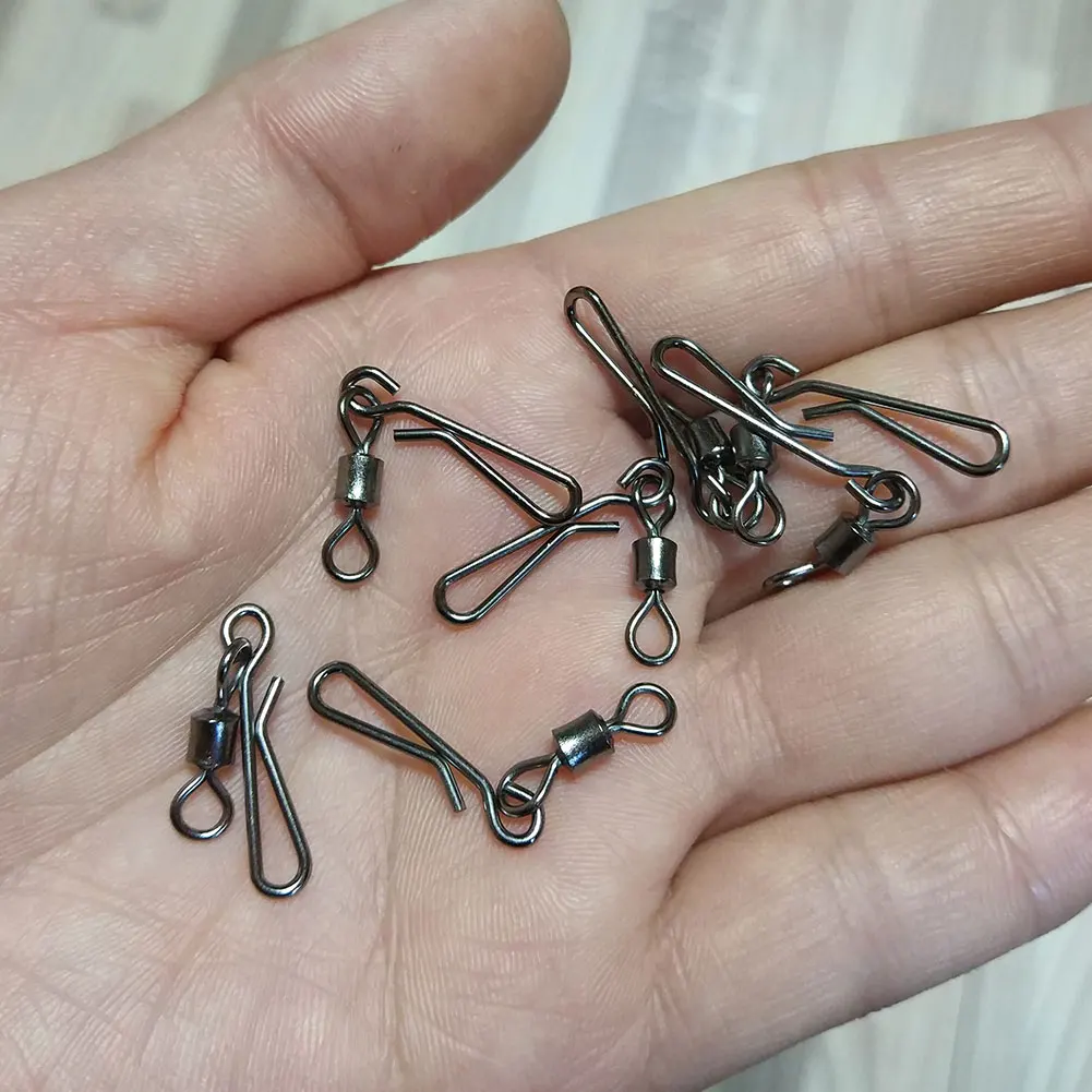 Giratorios de pesca con clip de presión colgante para cambio rápido - imagen 2