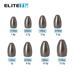 Plomos Elite TG para pesca de lubina en agua dulce