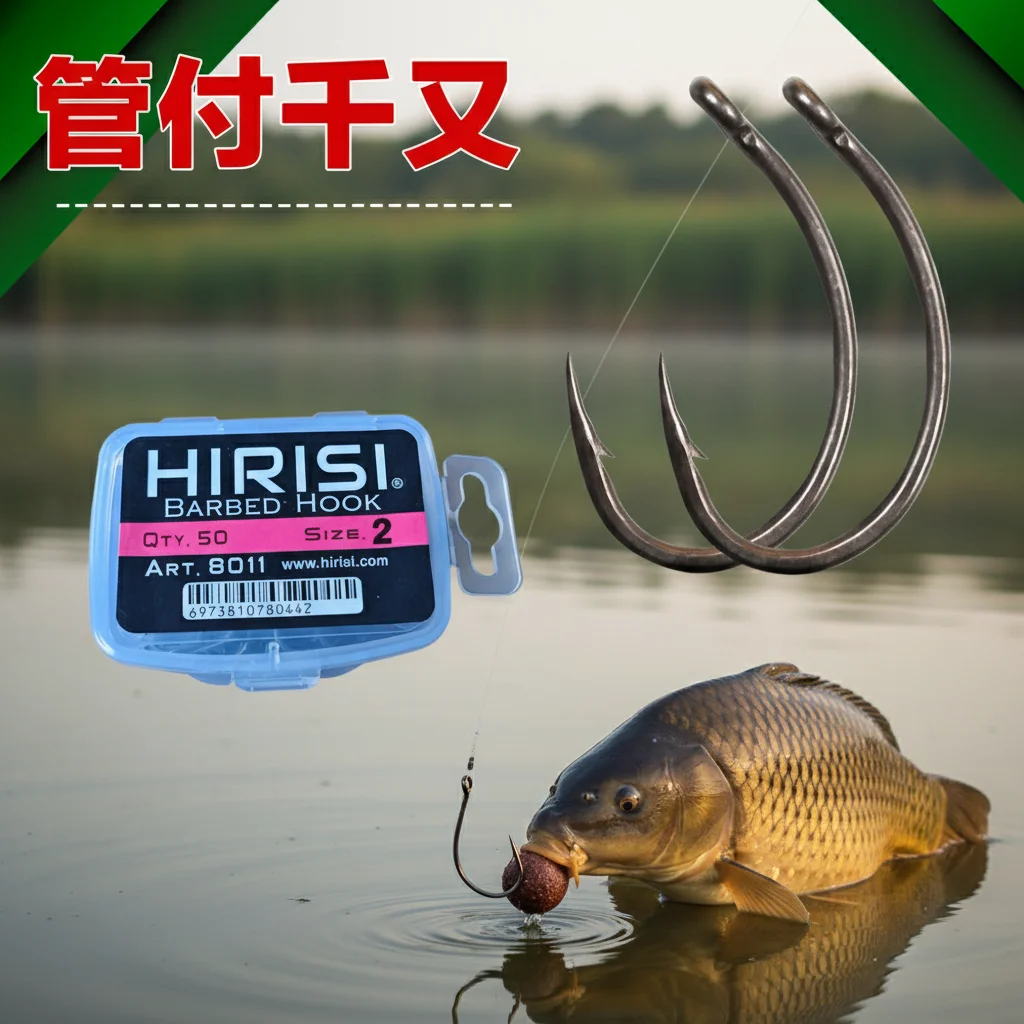 Juego de anzuelos pesca DKSHETOY en caja transparente