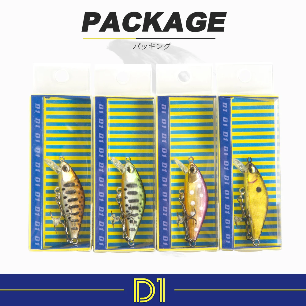 D1 Minnow Señuelo Hundidor Trucha Percas – Pesca Deportiva - imagen 5