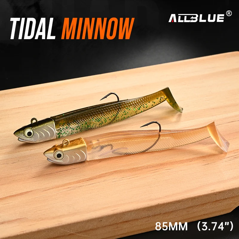 Vinilo ALLBLUE Tidal Minnow 85mm – Señuelo artificial en agua salada - imagen 2