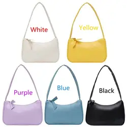 Bolso bandolera mini retro de cuero casual subaxilar