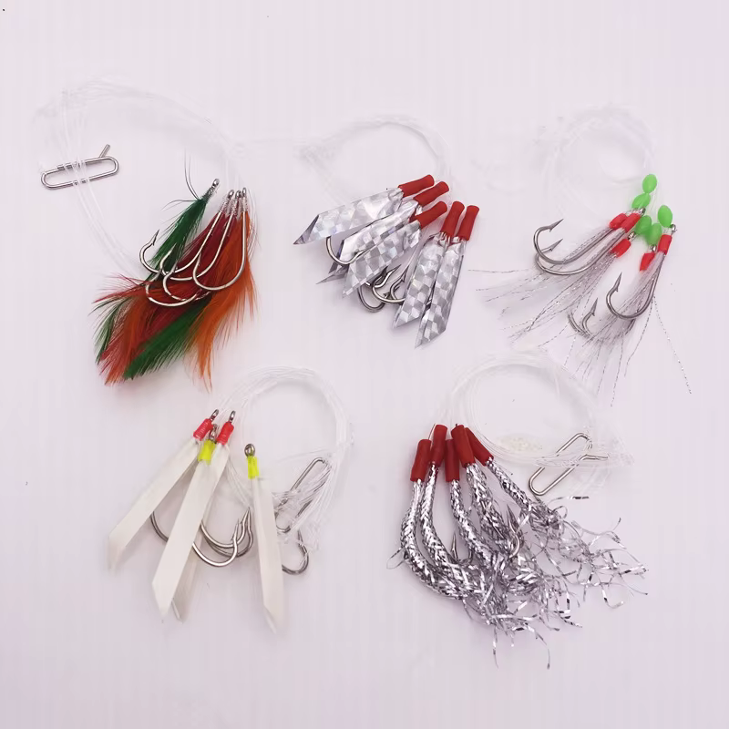 Señuelo Luminoso de Plumas Caballa – Perfecto para surf y barco - imagen 3