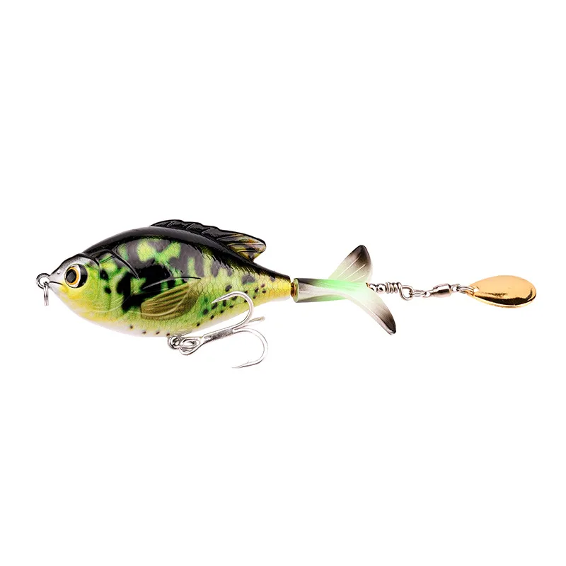 Señuelo Topwater 9,5 cm cola giratoria - imagen 2