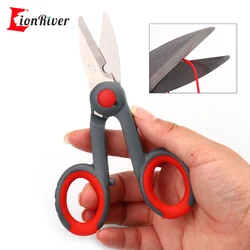 Lionriver Cortador de alambre para pesca – tijeras dentadas inox